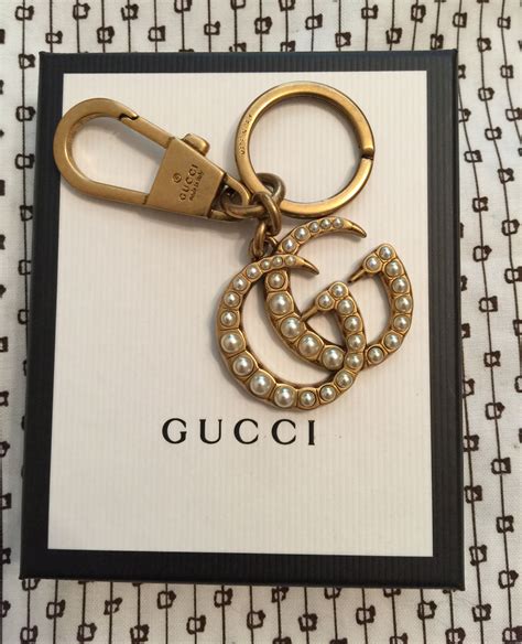 car key holder gucci|Gucci keychain for sale.